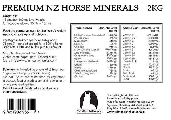 Premium NZ Horse Minerals