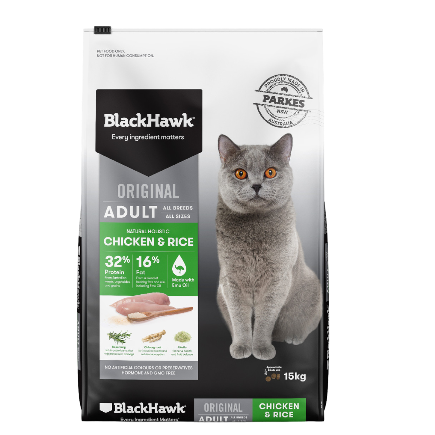 Adult Cat Food Chicken & Rice 4kg FEED CENTRAL