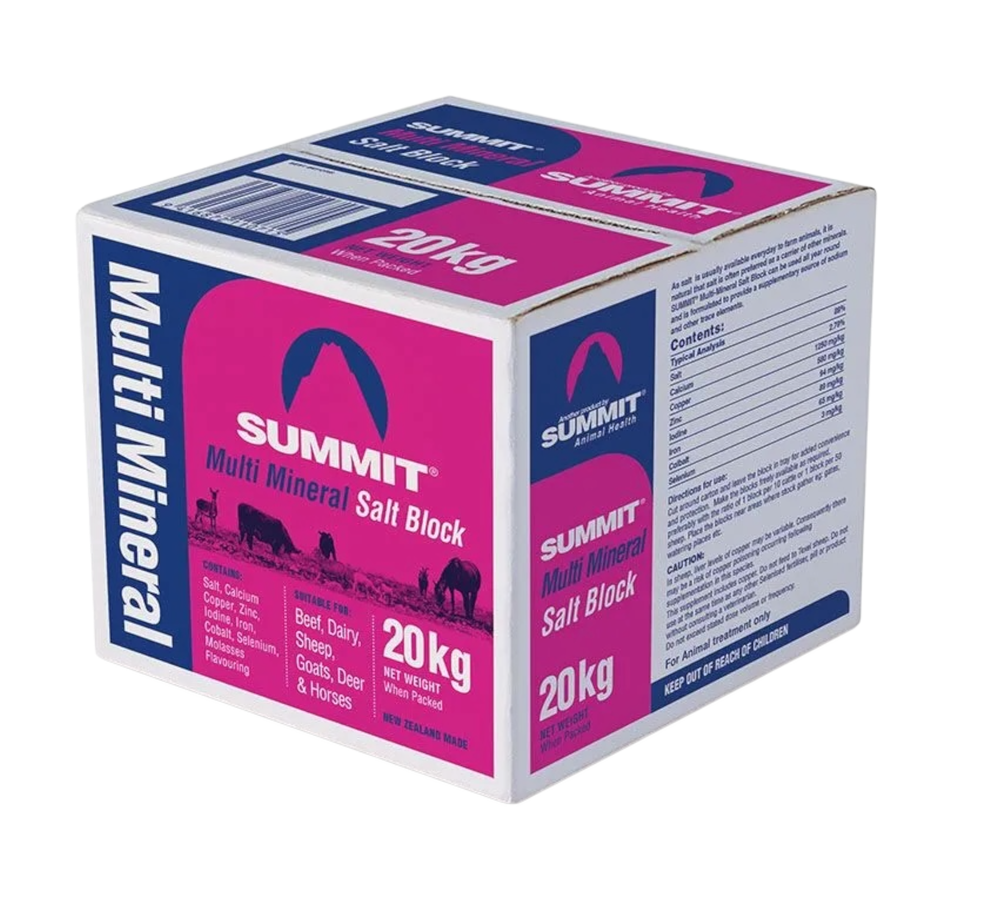 Summit Salt Summit Multimineral Salt Blocks 20kg – FEED CENTRAL