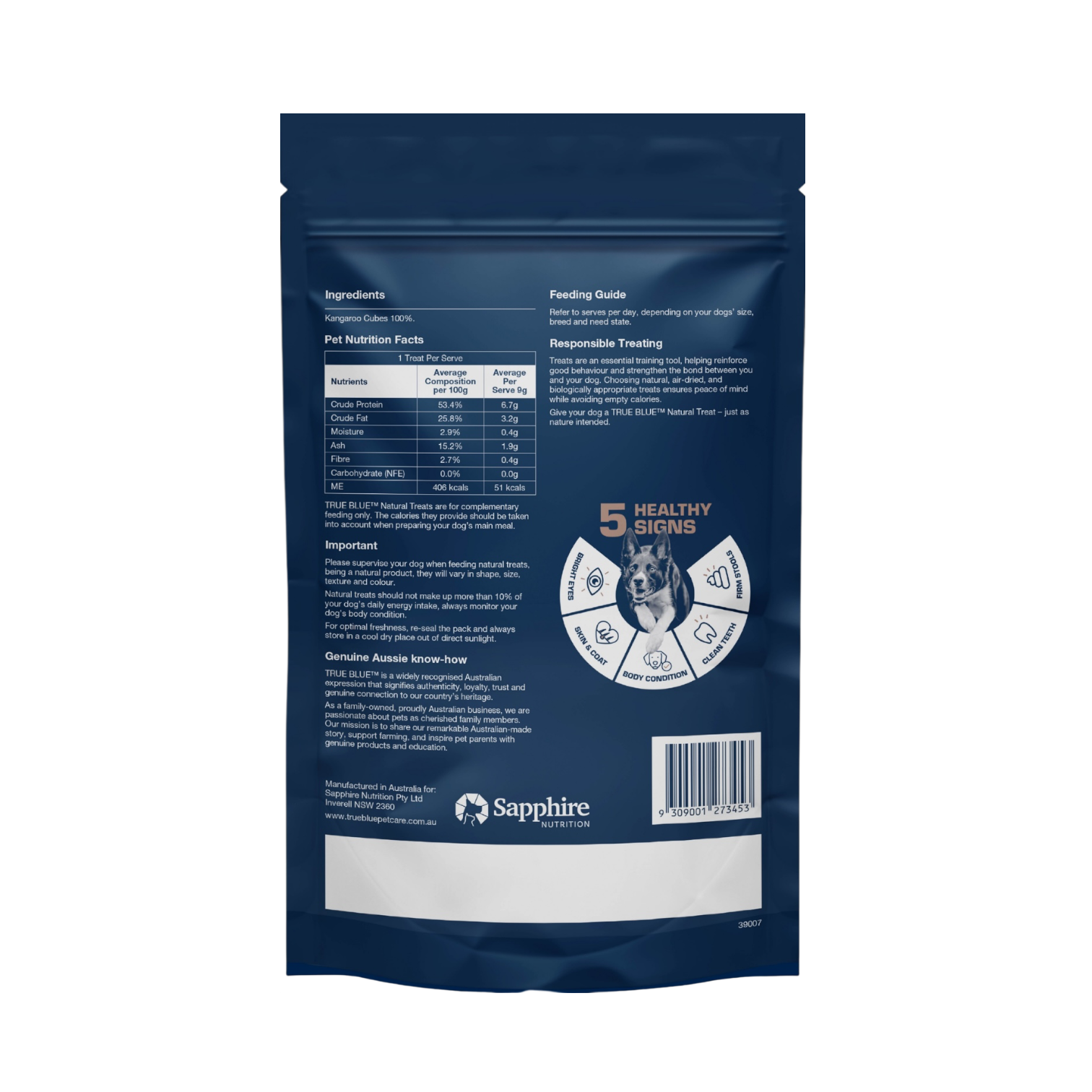 True Blue Dog Treats