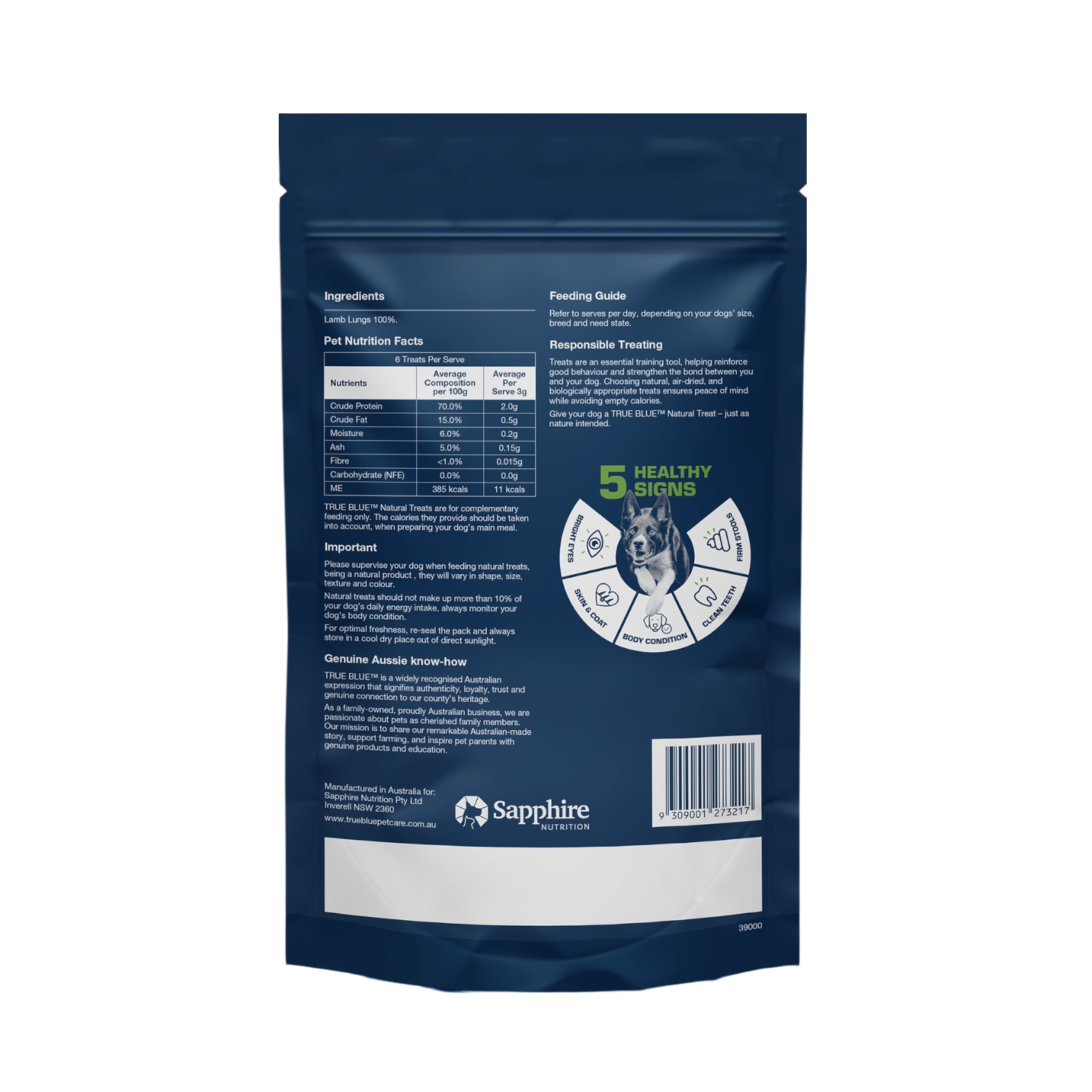 True Blue Dog Treats