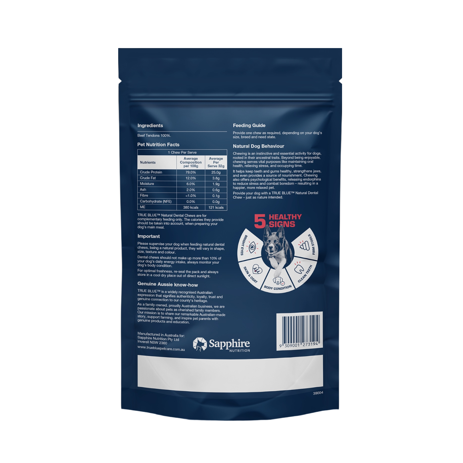 True Blue Dog Treats